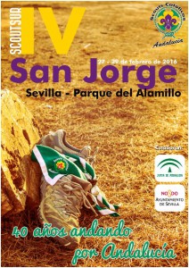 Puedes descargarte el cartel con máxima calidad entrando aquí: http://www.scoutsur.com/visor/cartel-san-jorge.jpg